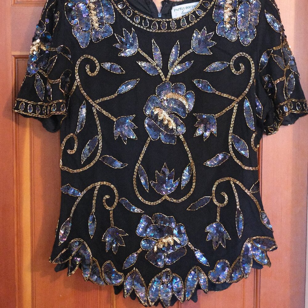 Vintage Beaded Top